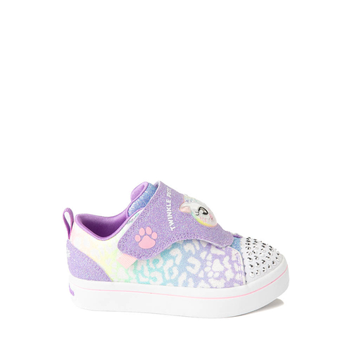 Skechers Twi-Lites Twinkle Pets Glitter Cat Sneaker - Toddler / Little Kid - Lavender