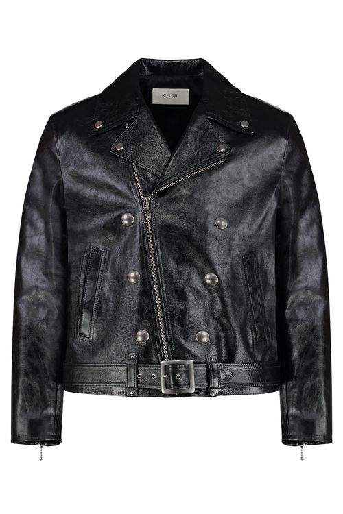 Calf Leather Biker Jacket