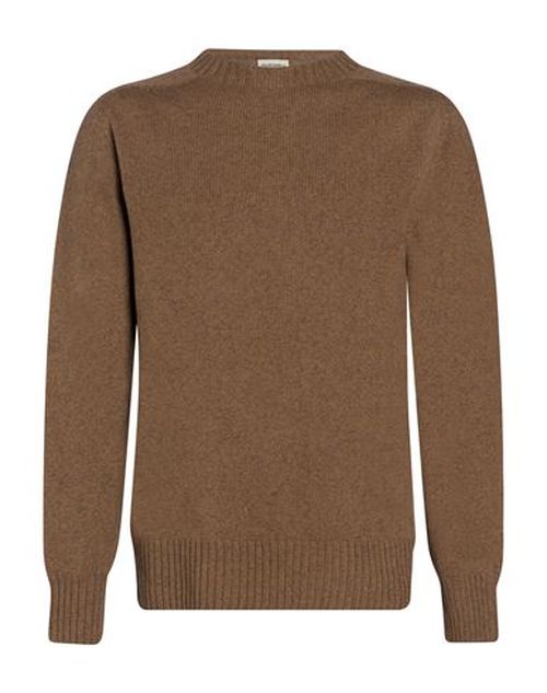 Officine Générale Man Sweater Light brown Size XL Virgin Wool