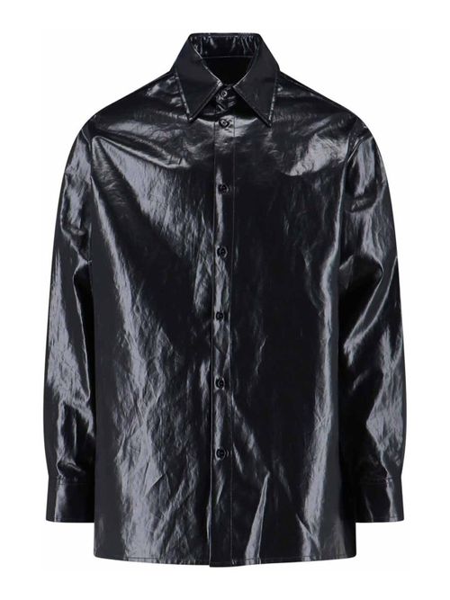 Coated Linen Shirt