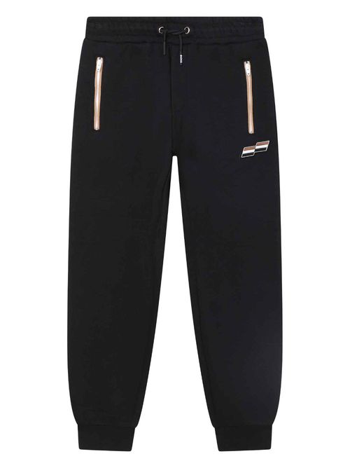 Logo-patch track pants - Black