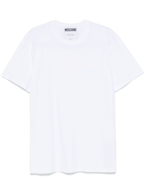 Raised-logo T-shirt - White
