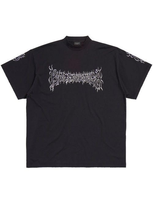 Darkwave cotton T-shirt - Black