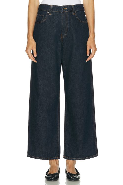 KHAITE Winslow Flare Leg in Benson - Blue. 32 also , 26, 28