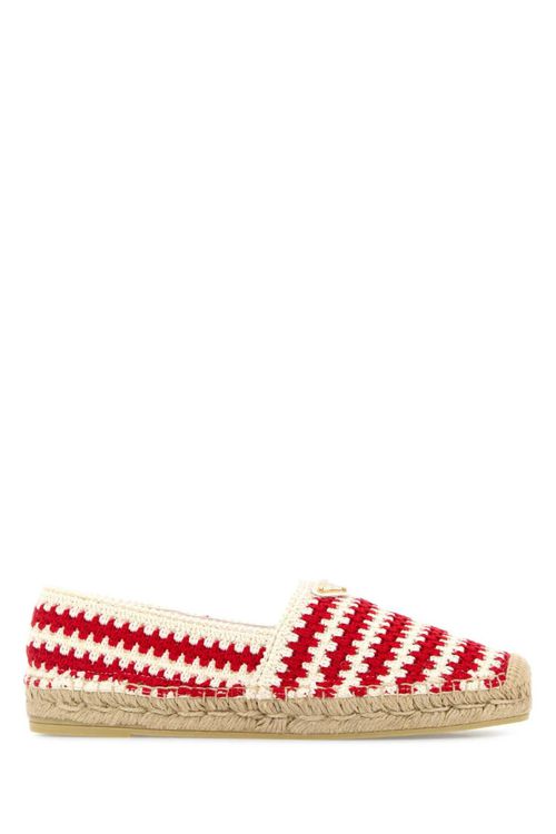 Red White Logo Espadrilles