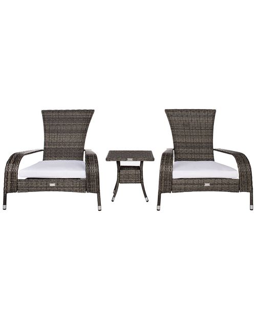 Edna Outdoor 3pc Lounge Set