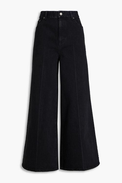 High-rise wide-leg jeans