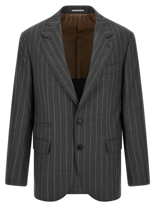 Pinstripe Blazer