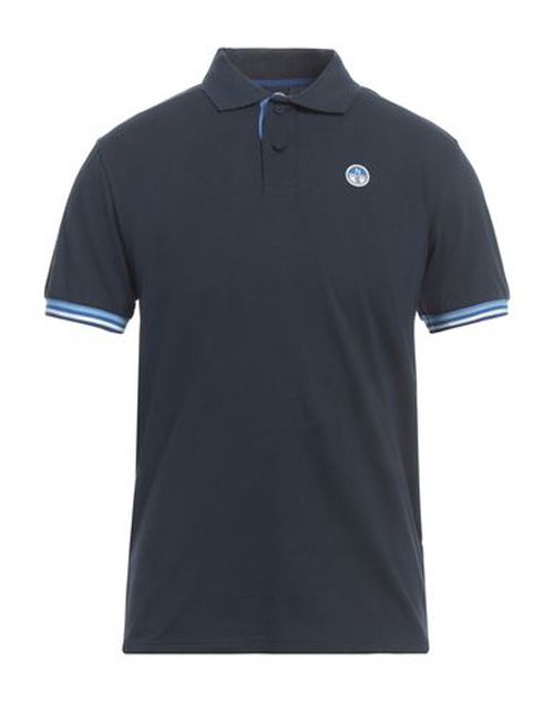 North Sails Man Polo shirt Midnight blue Size XS Cotton, Elastane