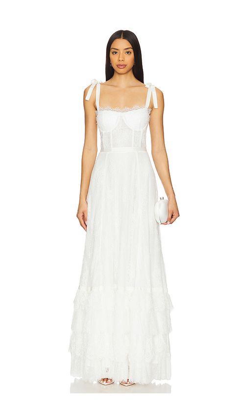 V. Chapman ROBE DE SOIRÉE HARMONY en White. 0. Also en