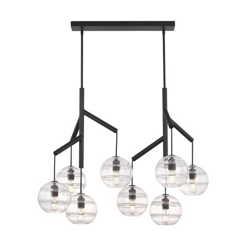 Nightshade Black LED Chandelier from the Sedona Collection