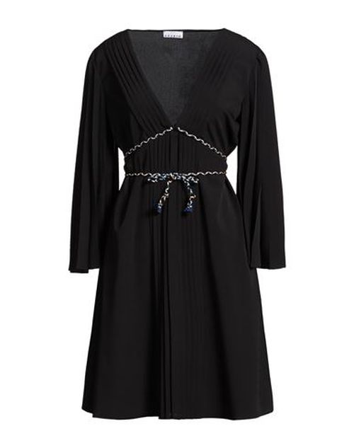 Woman Mini dress Black Size 6 Polyester
