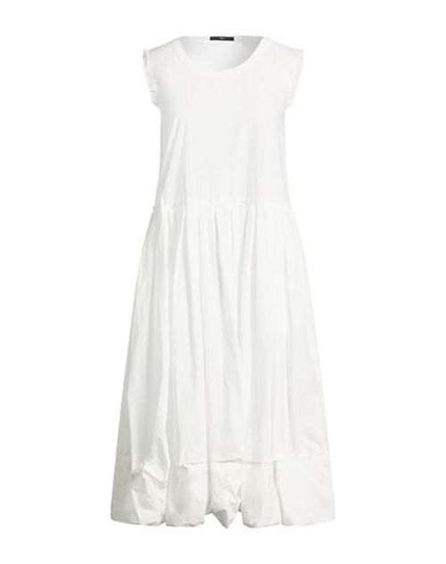 Use Woman Midi dress White Size 4 Cotton