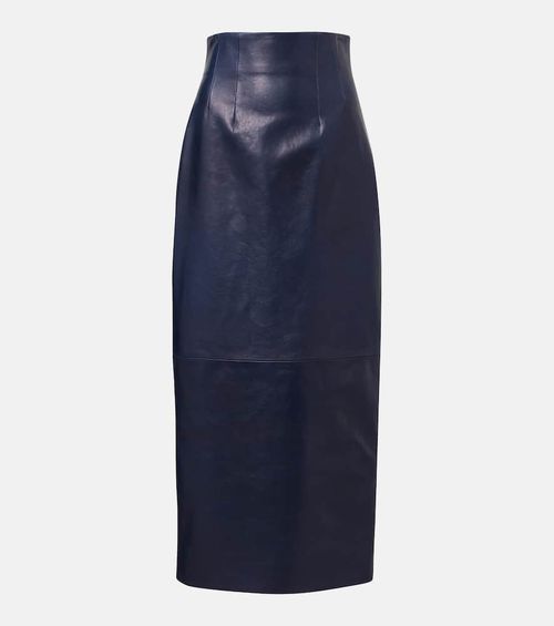 Loxley leather pencil skirt
