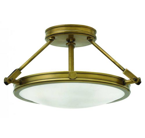 Heritage Brass LED Semi-Flush Mount from the Collier Collection