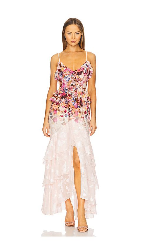 ELLIATT MAXIKLEID DRESS in Pink. Größe XS. Also in L