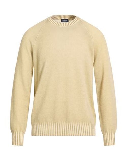 Man Sweater Sand Size 42 Cashmere