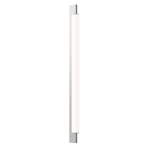 Bright Satin Aluminum LED Bath Bar from the Keel Collection