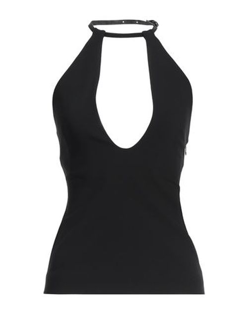 The Attico Woman Top Black Size 2 Polyester, Elastane