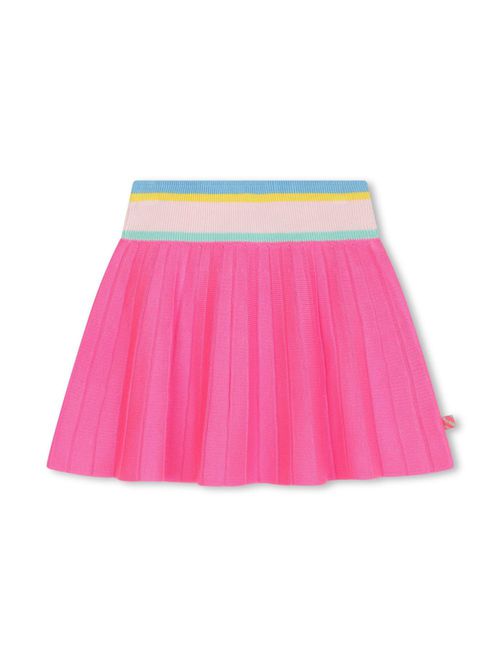 Striped-edge skirt - Pink