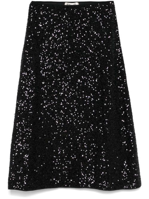 Araminta midi skirt - Black