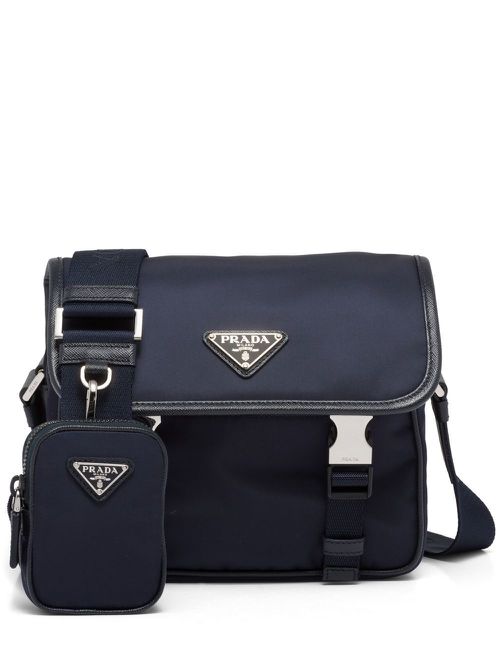 Re-Nylon shoulder bag - Blue