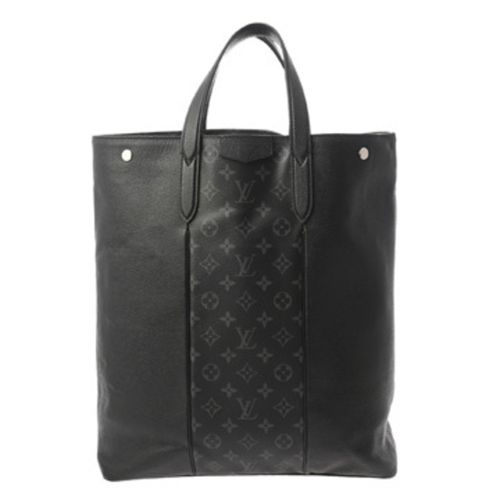 Louis Vuitton Noir Monogram Leather Tote Bag Pre-Owned