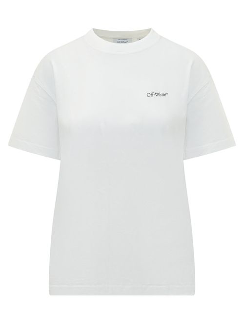 White Logo Crew Neck T-Shirt