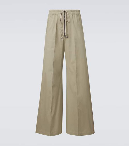 Bela cotton poplin wide-leg pants