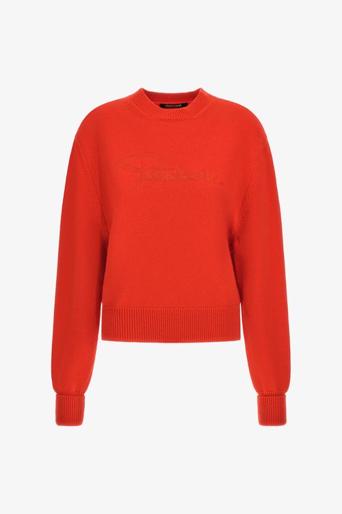 Cropped Knit Sweater