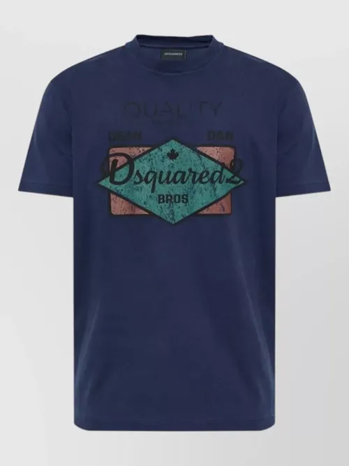 Dsquared2 - graphic crew neck t shirt front print