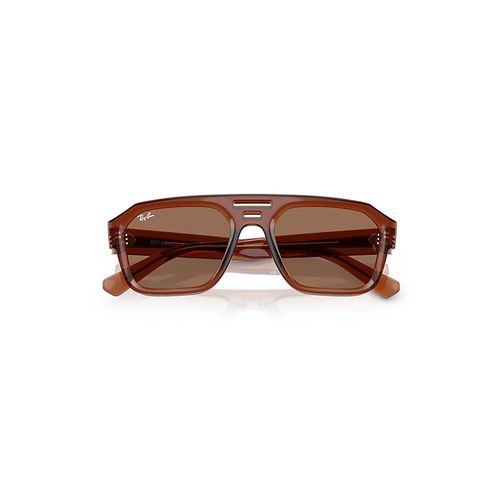 Ray-Ban Corrigan Bio-based Fall Limited Sunglasses Transparent Brown Frame Brown Lense