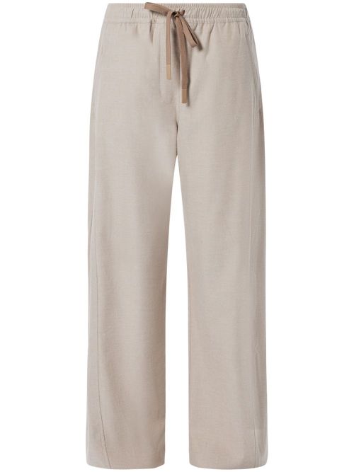 Flannel trousers - Neutrals