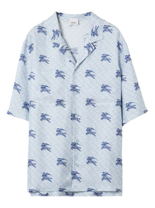 EKD TB-monogram pyjama shirt - Blue