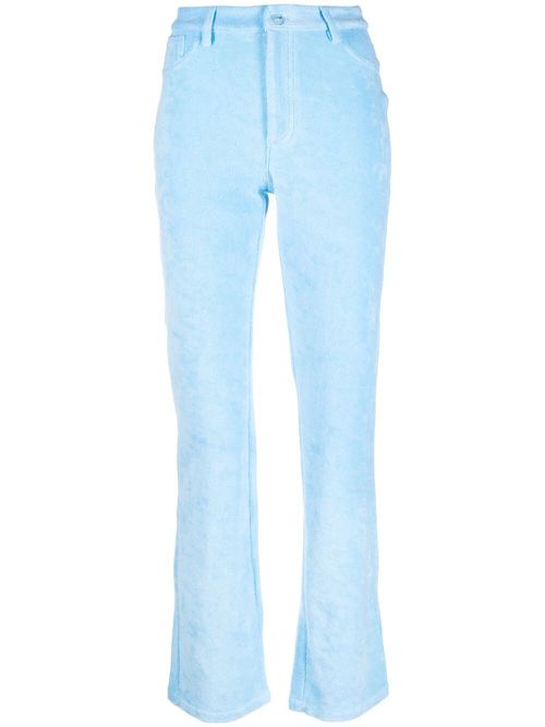 Mockumentary straight-leg trousers - Blue
