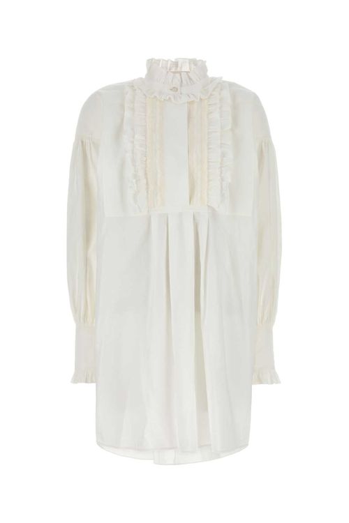 Solid Dress — White