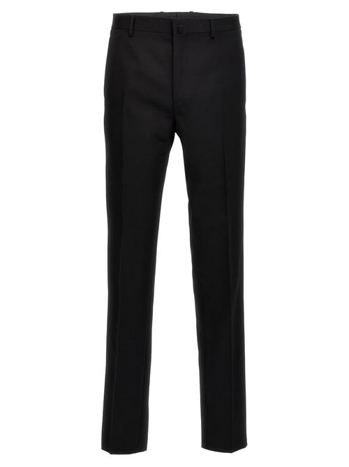 Wool Dress Trousers — Black