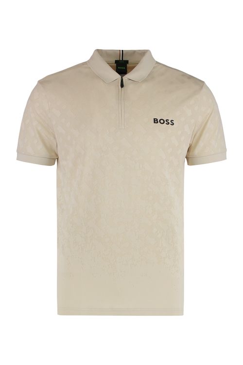 Technical Fabric Short-Sleeve Polo