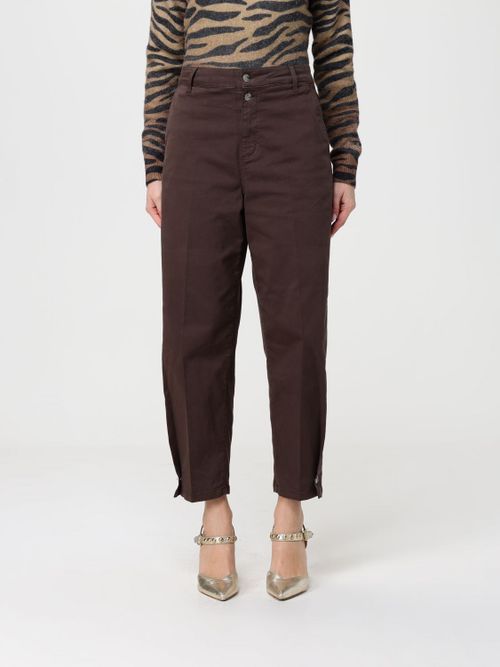 Pants Woman color Brown