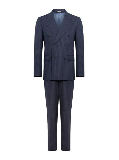 Blue Pinstriped Ing Australis Suit