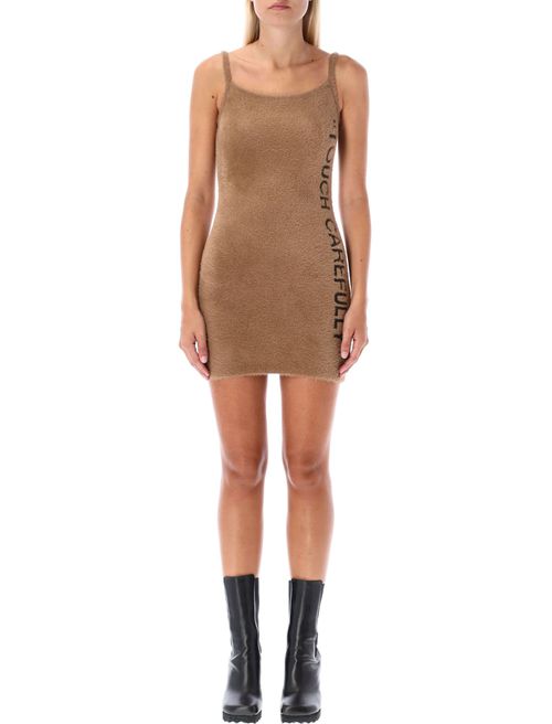 Quote Fuzzy Mini Dress