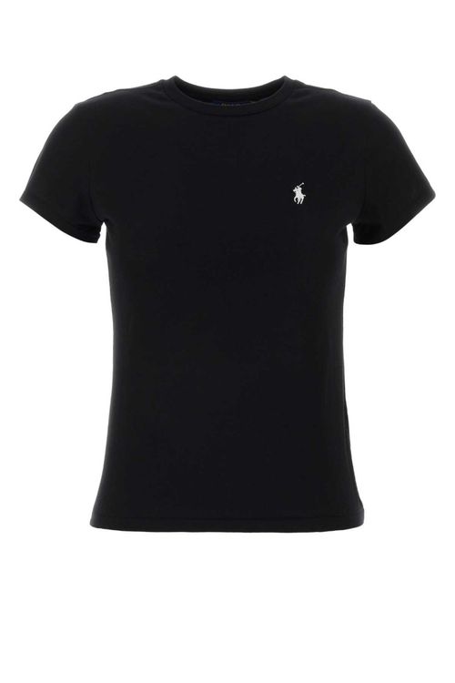 Black Crew Neck Logo T-Shirt