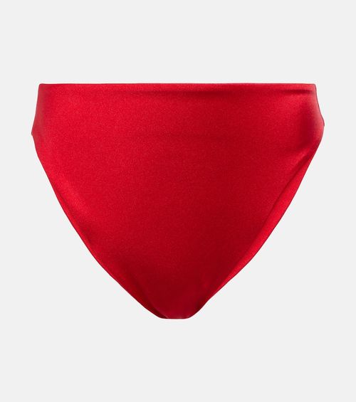 Incline high-rise bikini bottoms