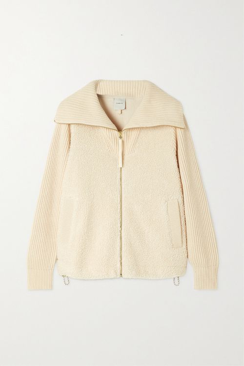 Ardley Fleece And Ribbed Cotton Jacket