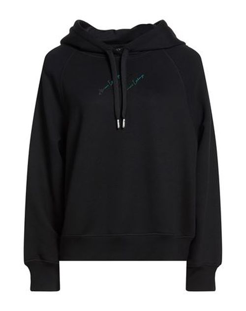 Woman Sweatshirt Black Size S Cotton, Modal, Elastane