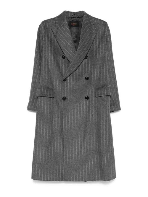 Wool Double-Breasted Coat