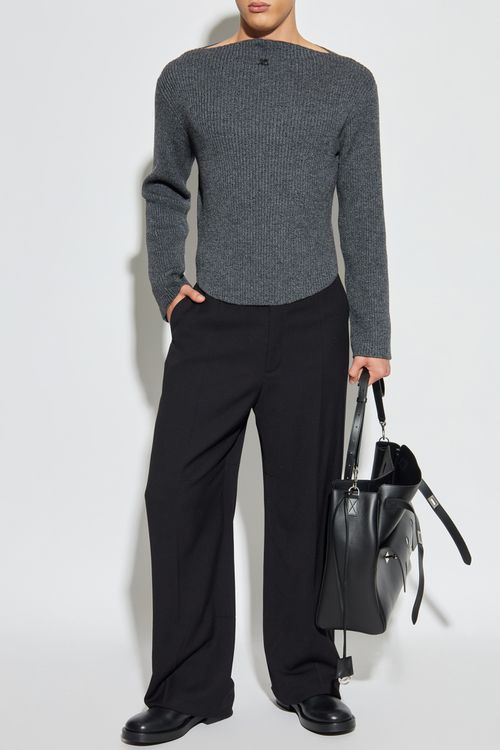 Wool Sweater, Men's, Grey