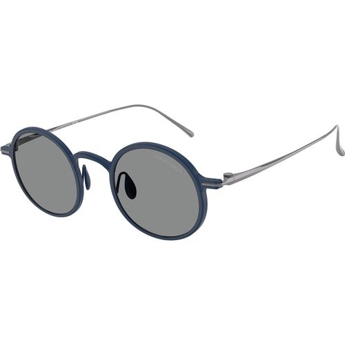 Giorgio Armani Man Giorgio Armani AR6173T 340502 Sunglasses Titanium Blue Grey Pantos Norma