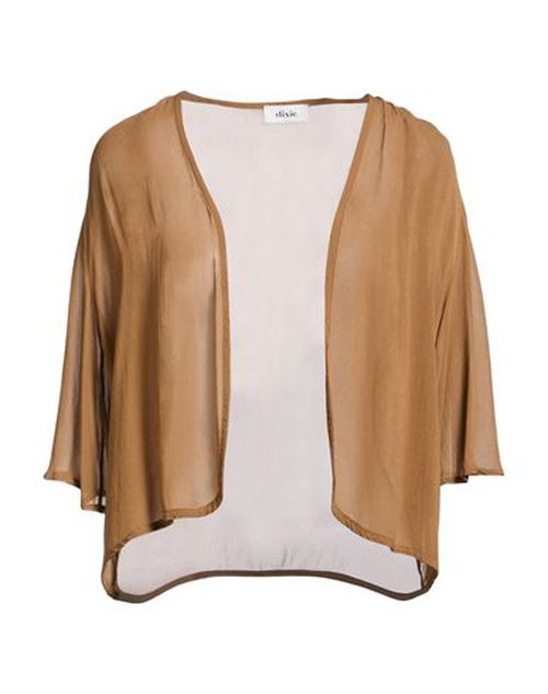 Woman Jacket Light brown Size S Viscose