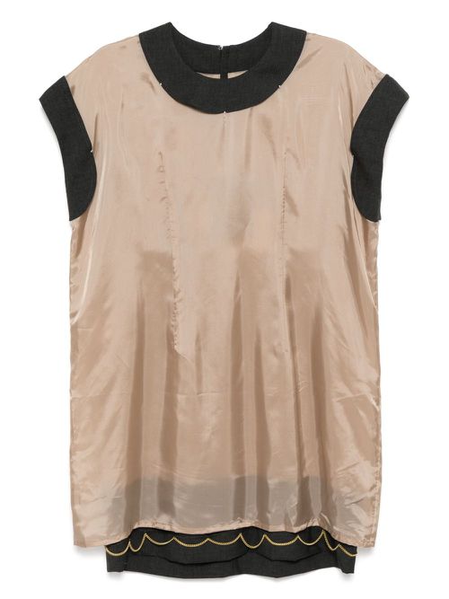 Kolor sleeveless dress - Neutrals